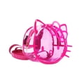 thumbnail image 2 of Hello Kitty Character Head Clear Adult Pink PVC 12" Mini Backpack, 2 of 7