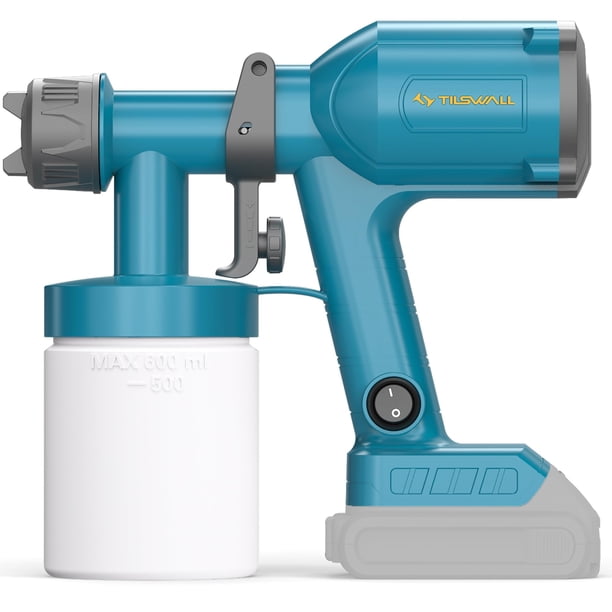 Pulverizador de pintura TILSWALL inalámbrico para batería Dewalt de 20 V MAX