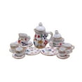 thumbnail image 3 of Juego de té en miniatura para casa de muñecas de 15 piezas, juego de té en miniatura, accesorios para fotos de cerámica estilo B, 3 of 9