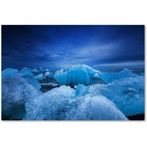 Trademark Fine Art 'Think Blue' Canvas Art by Philippe Sainte-Laudy