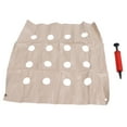 thumbnail image 2 of Coussin Gonflable Coussin de Voyage Coussin Gonflable PVC 16 Trous Coussin de Chaise Gonflable pour Voyage Extérieur Beige, 2 of 8