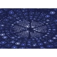thumbnail image 1 of Ahgly Company Indoor Rectangle Patterned Balloon Blue Area Rugs, 6' x 9', 1 of 6