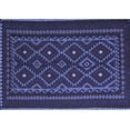 thumbnail image 1 of Ahgly Company Indoor Rectangle Southwestern Blue Country Area Rugs, 5' x 7', 1 of 4