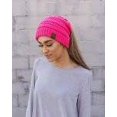 thumbnail image 3 of HSHDLDF Ponytail Messy Bun BeanieTail Women's Beanie Solid Ribbed Hat Cap, 3 of 7