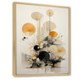 thumbnail image 2 of Designart "Seashell Sumi Asian Painting X" Asian Floater Framed Wall Decor, 2 of 7