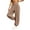 Coffee, variant on HAiming Women's Palazzo Pants Boho Smocked Loose Casual Elastic Waist Wide Leg Pants Vacation Pants with Pockets