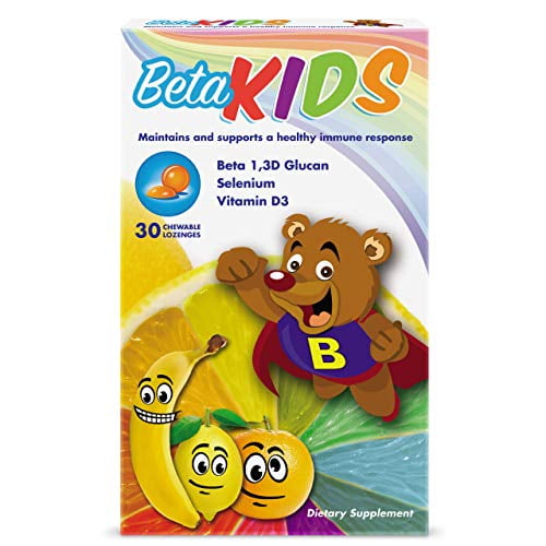 Beta Kids Immune Support Gummies For Kids With Beta Glucan Selenium And Vitamin D3 All Natural Non Gmo Kids Chewable Vitamin 30 Ct Walmart Com Walmart Com