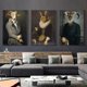 thumbnail image 2 of Earl of the Goat-Póster de Animal creativo en HD, impresiones en lienzo, pintura artística de pared, imagen nórdica Retro Para sala de estar, decoración del hogar, regalo, 2 of 4