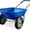 Blue, variant on Dual-Wheel Home Utility Yard Wheelbarrow Garden Cart w/Built-in Stand for Lawn, Gardening, Construction - Green