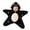 Black, variant on Baby Starfish Onesie Halloween Fleece Newborn Romper Fleece Swaddle Newborn Winter Warm Hooded Jumpsuit Long Sleeve Footie Outfits (Dark Gray, 3 Months)