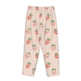 thumbnail image 5 of Goofa Strawberries Printed Soft Pajama Pants for Women, Wide Leg Comfy Casual Lounge Yoga Pants-XX-Large, 5 of 9