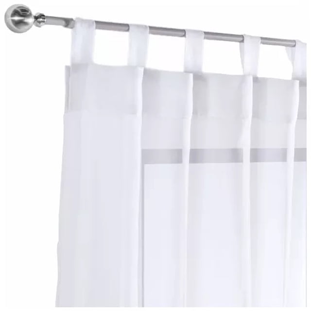 CORTINAS BLACKOUT LARGA BLANCA VIANNEY Blanca;Blackout;Cortina larga