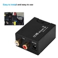 thumbnail image 4 of DAC Converter Digital To Analog Converter, Coaxial Cable Or Toslink Digital Audio Signal Into Analog Stereo Audio L/R, Audio Decoding With USB Charging Cable And Optical Fiber, 4 of 8