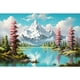 thumbnail image 1 of Pintura de diamante 5D DIY, taladro redondo completo, Kit de montaña nevada, decoración del hogar, arte artesanal, 1 of 9