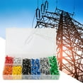 thumbnail image 2 of 1200PCS Terminales de Crimpado de Cable Aislado Conectores Rápidos Spade de Cableado Kit de Surtido de Terminales Eléctricos Prensados ??En Frío Para Uso Automático Marino Ecomeon no, 2 of 4