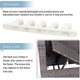 thumbnail image 3 of Adjustable Chaise Lounge Brackets Replacement - 5-Position Backrest Support for Outdoor Patio Furniture (4-Pack), 3 of 5