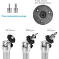 thumbnail image 5 of Support de Plafond pour Projecteur Support Universel pour Projecteur Mini Projecteur Rotation 90° 360° Support Mural de Plafond Aluminium, 5 of 5