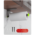 thumbnail image 6 of Stainless Steel Paper Towel Holder – Self-Adhesive & Screw Mount Options, Under Cabinet or Wall Mount, Waterproof & Rustproof Design, 6 of 9