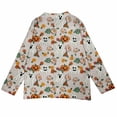 thumbnail image 4 of Stralyhd Halloween Sweaters for Women Plus Size Funny Pumpkin Ghost Knit Cardigans Open Front Long Sleeve Soft Casual Fall Trendy Outerwear Tops Beige 5XL, 4 of 7