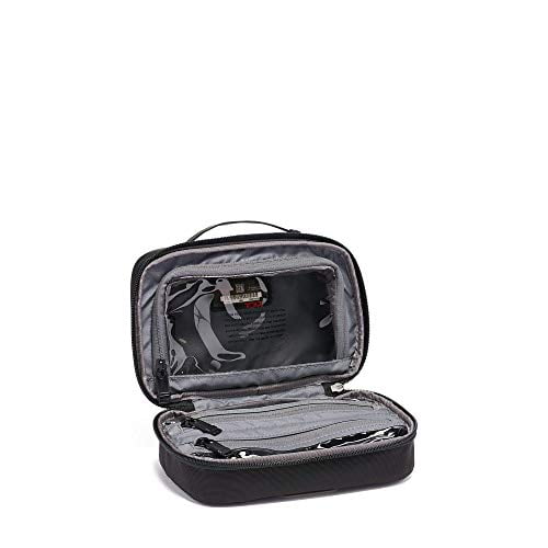 TUMI - Alpha 3 Split Travel Kit - Luggage Accessories Toiletry Bag for Men  and Women - Black