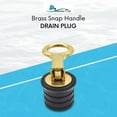 thumbnail image 2 of MARINE CITY Brass Snap Handle Drain Plug Easy Use Durable Strong and Sturdy Fine Finish with Innovative Design 1-1/4 Inches Drain Plug for Boats  Yachts  Kayaks  Marines Pack of 1, 2 of 7