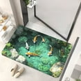 thumbnail image 4 of 40*60Cm 3D Visual Floor Mat - 7, 3D Stereo Pond Diatomaceous Earth Rug Entryway Non Absorbent Mat Bathroom/Kitchen Oil Proof Foot Mat Realistic Decor Mat, 1 Rug, 4 of 4