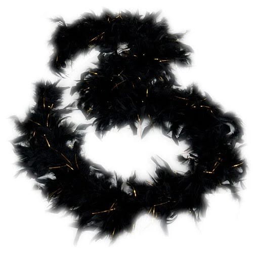 Black Feather Boa