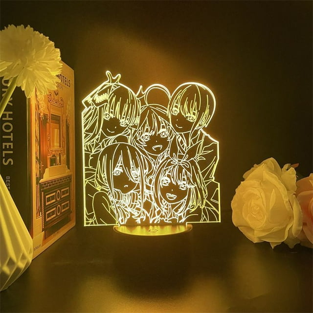 Luz nocturna LED 3D Quintessential Quintessential Nakanos Ichikas