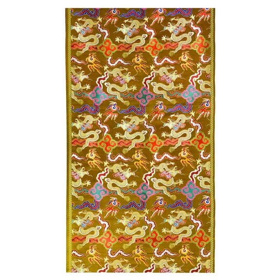 Mandala Crafts Dragon Brocade Fabric by The Yard for Upholstery and Fashion Clothing Design