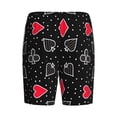 thumbnail image 2 of Lsque Card Suits Mens Sleep Pajama Shorts,Short Pajama Pants, Cotton Ultra-Soft Knit-4X-Large, 2 of 9
