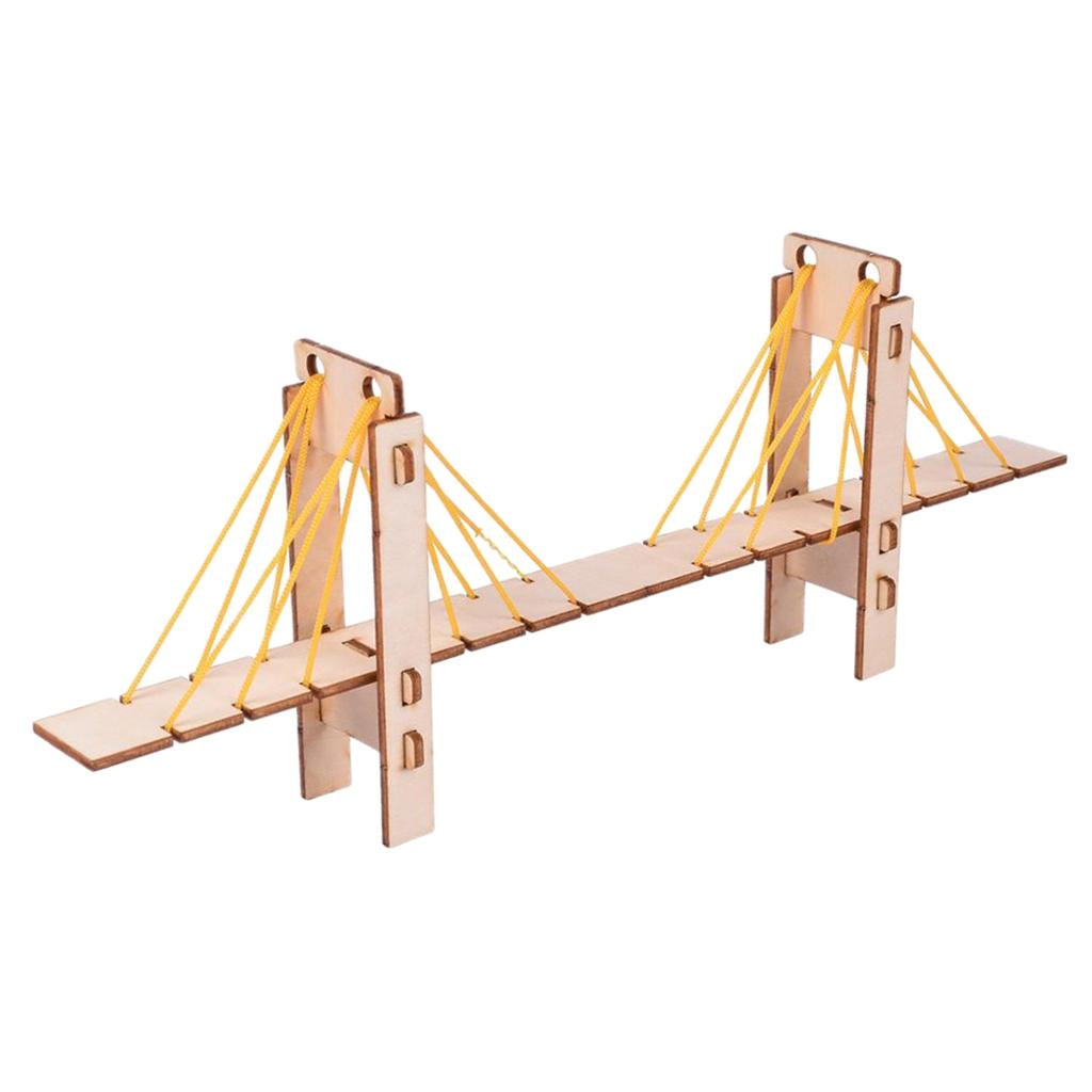 Truss Bridge Lego Bridge Science Fair Project Wooden Cable Stayed