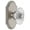 Silver, variant on 811241 Arc Solid Brass Rose Passage Door Knob Set - Nickel