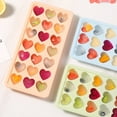 thumbnail image 3 of POINTERTECK Ice Cube Tray Heart Shape Food-grade Silicone 21 Grids Large Capacity Ice Tray Mold for Bar, 3 of 10
