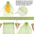 thumbnail image 4 of 100 Bolsas de ProteccióN Frutas (4X6 Pulgadas) Bolsa con Tapa Verde CordóN para Huerto, 4 of 5