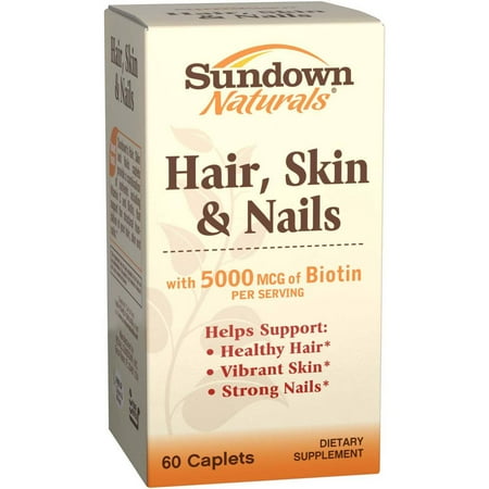 Upc 030768075804 Sundown Naturals Hair Skin Nails Caplets 60