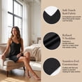 thumbnail image 6 of Women's Full Slip Basic Lingerie - Spaghetti Strap, for Under Dress and Nightwear, 6 of 8