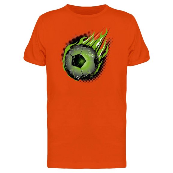 Grunge Soccer Ball Meteor Tee Men's -Image by Shutterstock