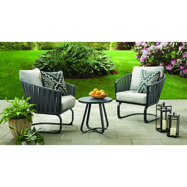 Better Homes & Gardens Hamlin 3Piece Patio Chat Set