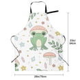 thumbnail image 6 of Goofa Frog and Mushrooms Printed Waterproof Apron 33" Chef Aprons for Men Heavy Duty Chemical Work Apron Adjustable Bib Apron, 6 of 9