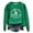 Green, variant on Brew Coffee Halloween Sweatshirt For Women Cute Crewneck Tops Oversized Long Sleeve Festival Pullover Sweater