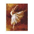 thumbnail image 1 of 16 x 20 pulgadas DIY pintura al óleo sobre lienzo pintura por número Kit Cisne Ballet patrón de bai yeacher tipo 4, 1 of 7