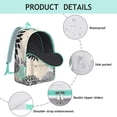 thumbnail image 2 of Vintage Fashion Tribal Style Backpack – Rustic Aesthetic Canvas Bookbag for School, College, Gym and Short Trips, 2 of 5
