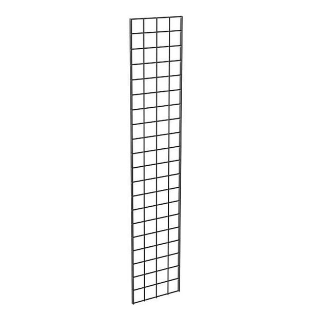 1 x 5 Pi Panneaux de Mur de Grille&44; Chrome