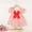 Rouge, variante sur Économies d'Été! Robe d'Été pour Enfants, Robes Décontractées pour Filles en Liquidation, Robe d'Été à Manches Courtes pour Tout-Petits et Bébés Filles avec Motif et Jupe à Manches Courtes