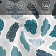 thumbnail image 6 of Bohemia Cloth Napkins, Vintage Moroccan Geometric Pattern Blue Green Gray Washable and Reusable Dinner Napkins Set of 2, Table Napkin for Kitchen Party Birthday Wedding Hotel Housewarming 20"x20", 6 of 9
