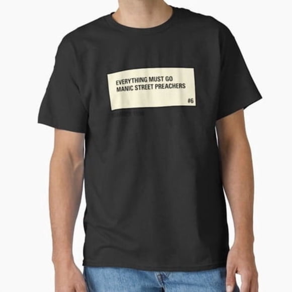 Manic Street Preachers Everything Must Go 90s Britpop Art Unisex T-Shirt, sizes up to 3XL