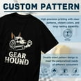 thumbnail image 5 of Gear Hound, Gear Hound Print, T Shirt for Men, Vintage Graphic Tees Men, 23686747,M, 5 of 8