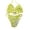 Neon Yellow, variant on Spicyspot Lace Full Back Lined Monokini Bikini Set Swimsuit with Rhinestone Heart Accents, Strappy Bikini Set, Wear as Bikini or Lingerie, O/S, Lime Green