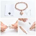 thumbnail image 6 of Cremation Bracelet for Ashes Cremation Jewelry Heart Urn Ashes Bracelet with Angel Wings Keepsake Urn Memorial Ash Jewelry, 6 of 7