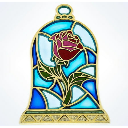 disney parks beauty and the beast rose under the glass pin new with (The Best Disney Characters)